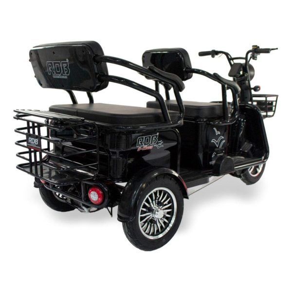 Triciclu electric RDB GKlass fara permis, 1500W, Acoperis PVC, 25 kmh